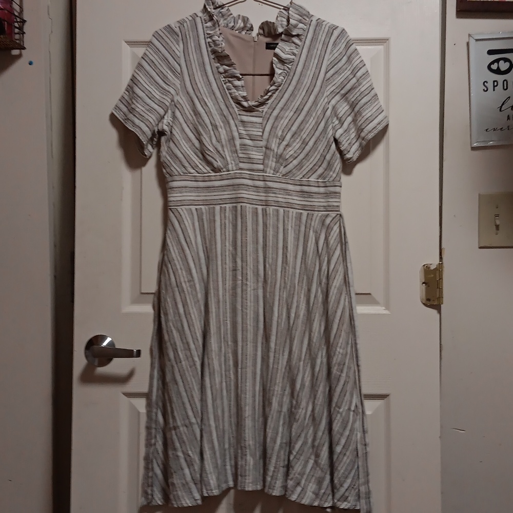 Linen Dress With belt
